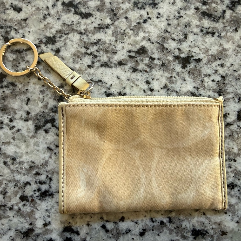 Vintage Y2K-era Coach Hampton Scribble Card/Coin Case